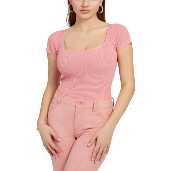 GUESS Marlene Sweater & Yvette Ribbed Faded Rose Set size XS - Picture 13 of 15